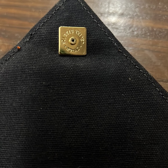 Bkyo Orange Leather Envelope Clutch - Picture 7 of 10